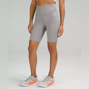 Lululemon Base Pace High-Rise‎ Reflective Short 8" Gull Grey size 4 NWT